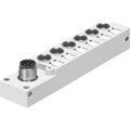 Festo Multi-Pin Plug Distributor NEDU-L6R1-M8G3L-M12G8 NEDU-L6R1-M8G3L-M12G8
